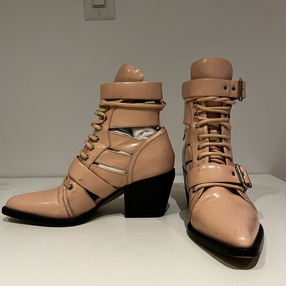 Chloe Rylee Bootie in Light Pink - Picture 2 of 5